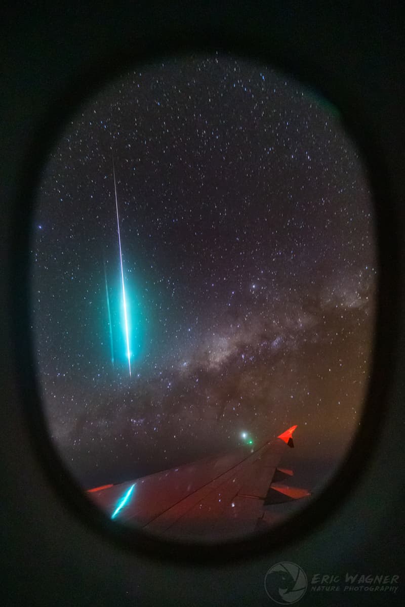 APOD: Mid-Air Meteor and Milky Way - October 10, 2019