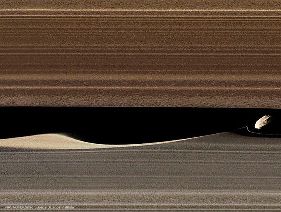 APOD: Daphnis and the Rings of Saturn - November 3, 2019