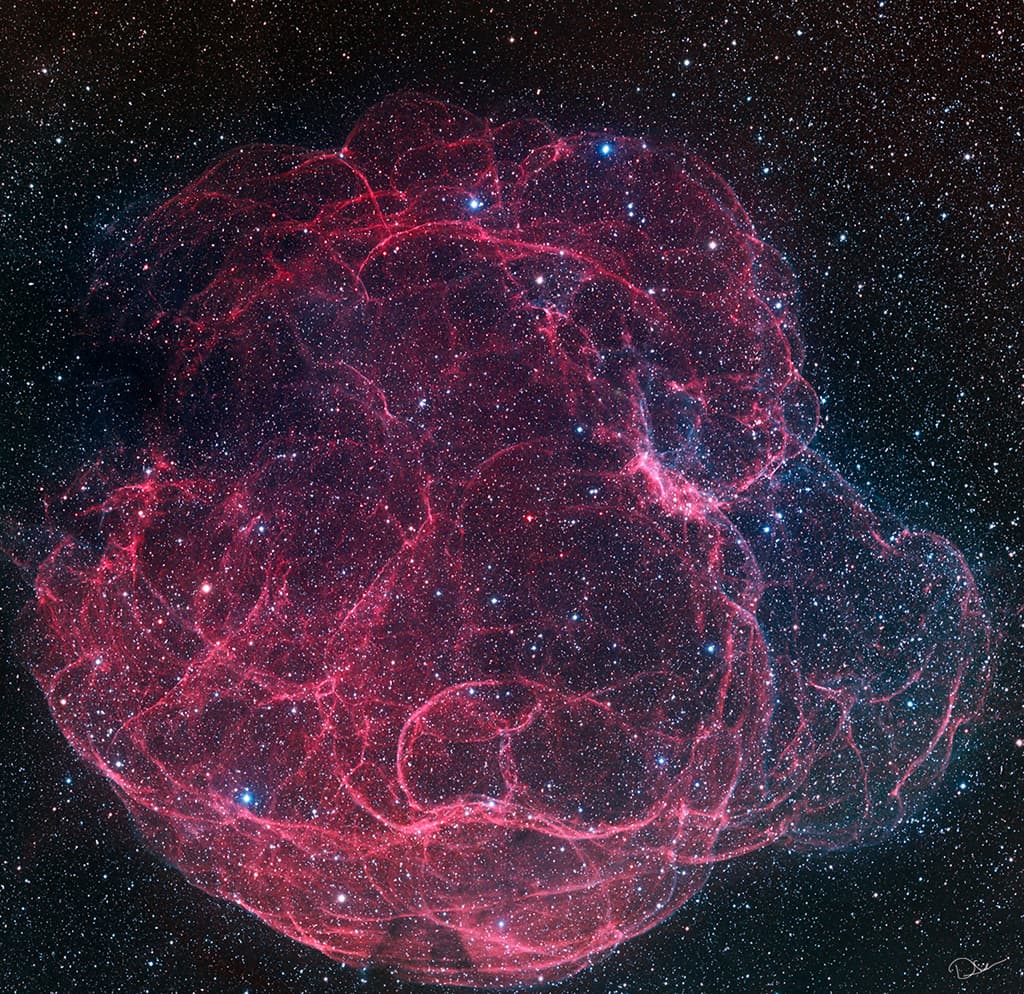APOD: Simeis 147: Supernova Remnant - November 21, 2019