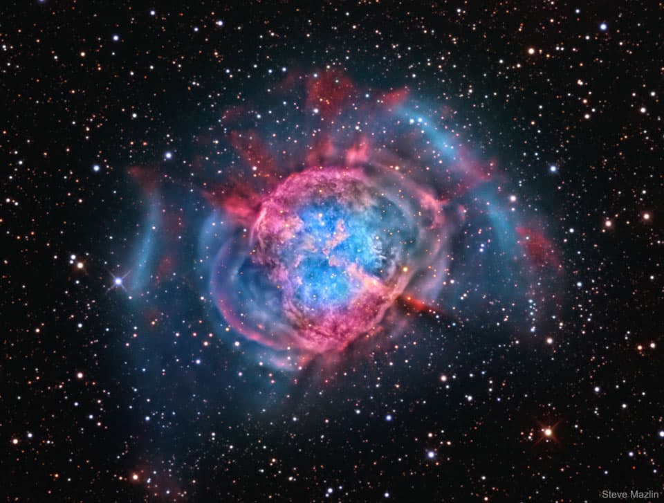 APOD: M27: The Dumbbell Nebula - December 3, 2019