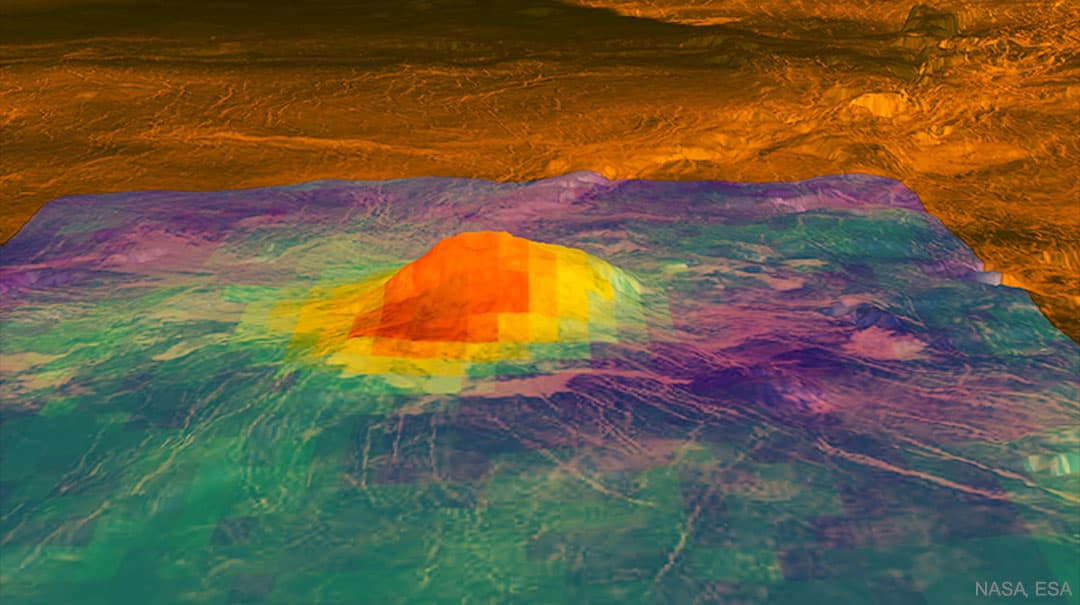 APOD: Evidence of an Active Volcano on Venus - January 14, 2020