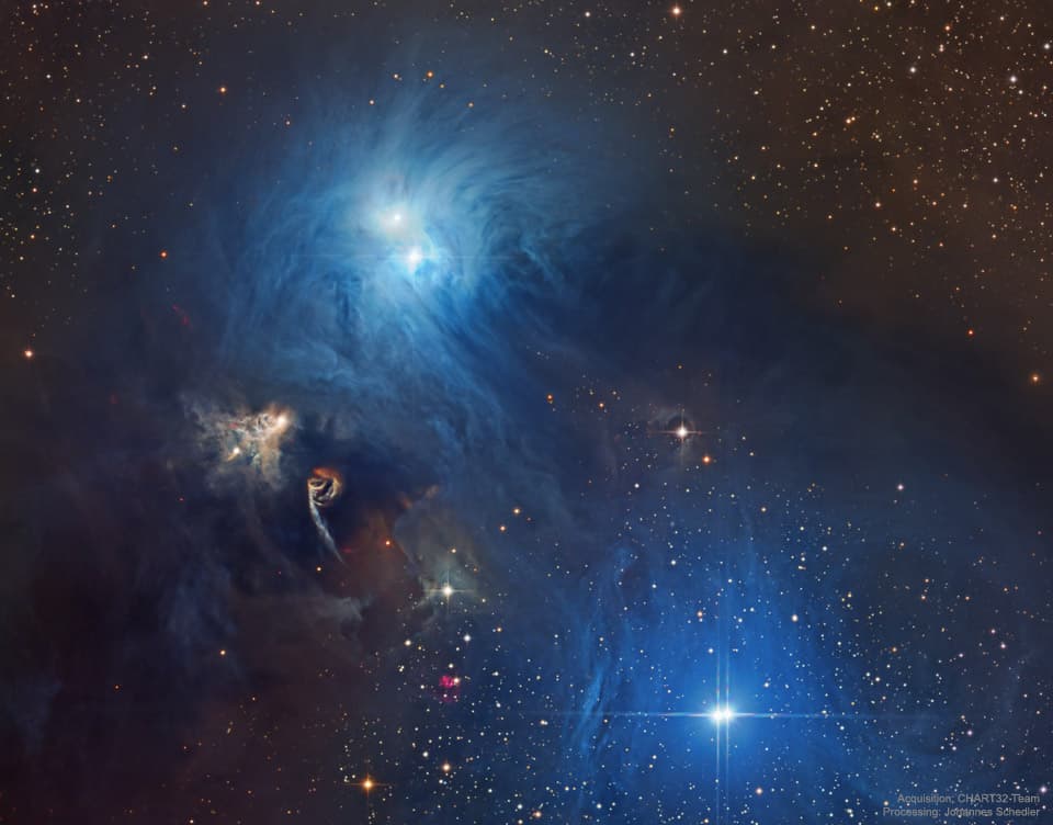 APOD: Stars and Dust in Corona Australis - January 12, 2020