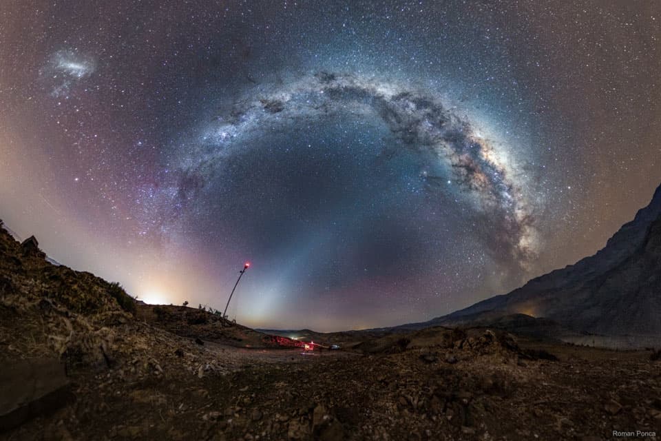 APOD: Milky Way and Zodiacal Light over Chile - March 9, 2020