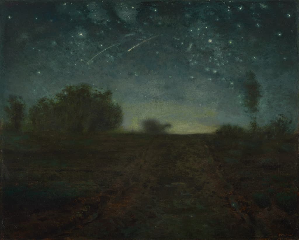 APOD: Starry Night by Jean-Francois Millet - March 13, 2020