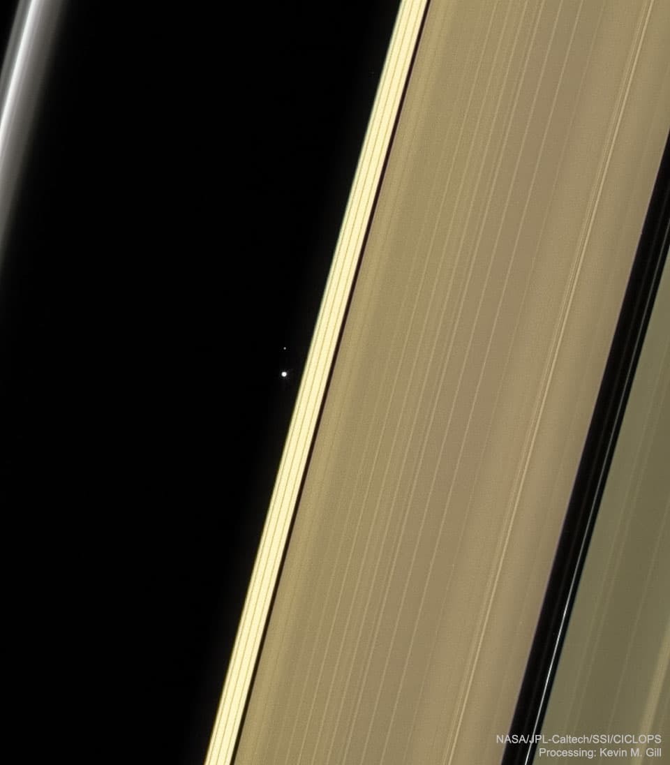 APOD: Earth and Moon through Saturn's Rings - May 27, 2020