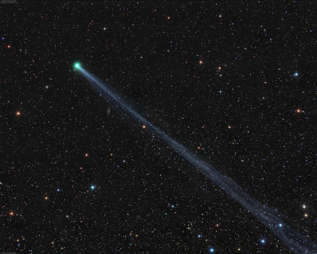 APOD: Long Tailed Comet SWAN - May 8, 2020