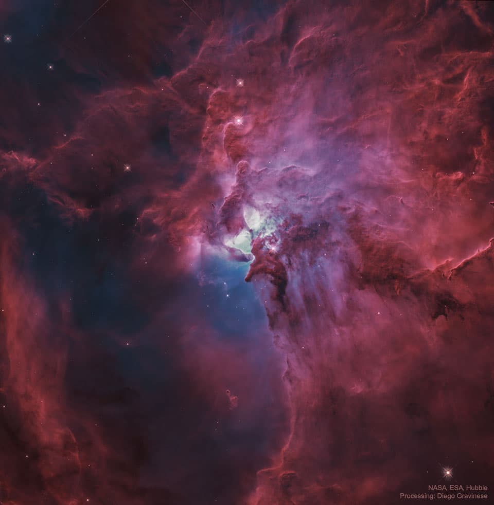 APOD: The Lively Center of the Lagoon Nebula - June 1, 2020
