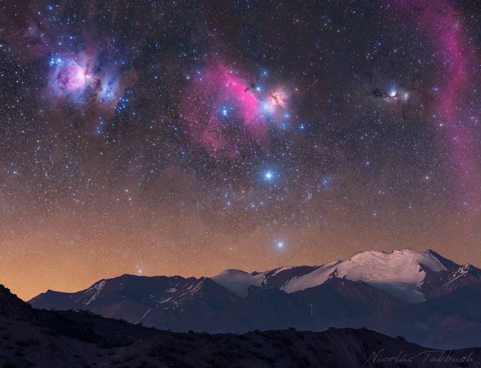 APOD: Orion over Argentine Mountains - June 9, 2020