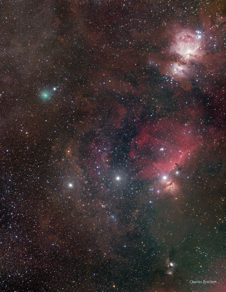 APOD: Comet ATLAS and Orion's Belt - November 12, 2020