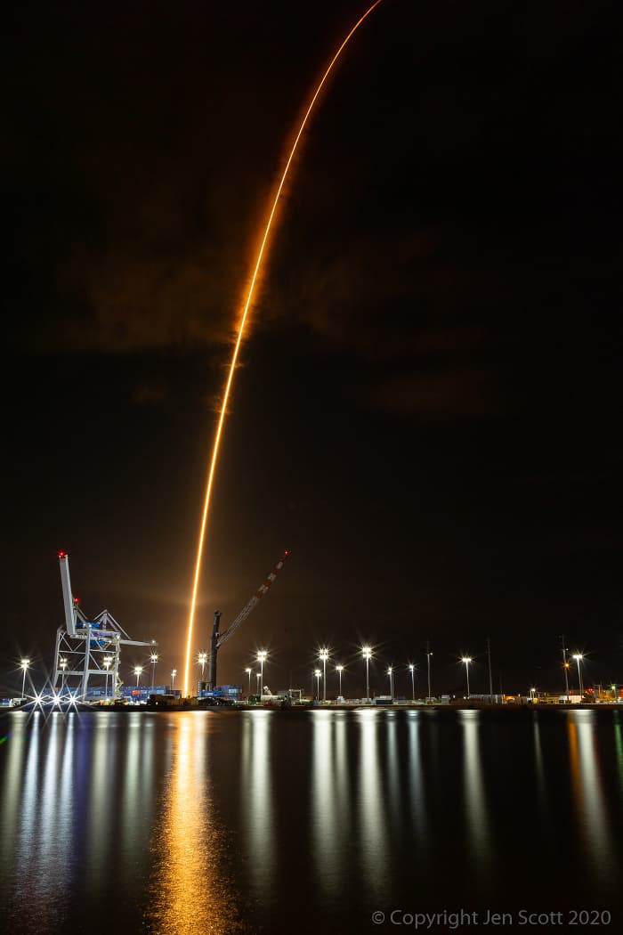 APOD: Crew-1 Mission Launch Streak - November 19, 2020