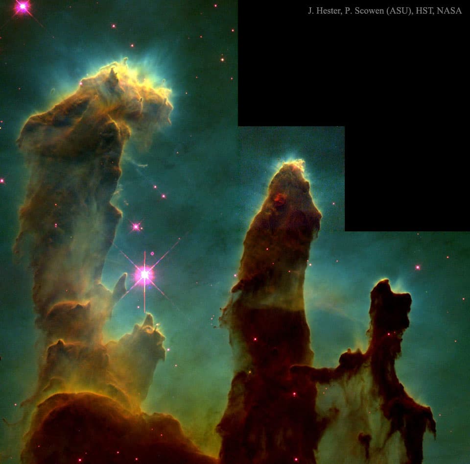 APOD: M16: Pillars of Star Creation - December 6, 2020