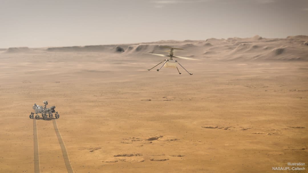 APOD: Ingenuity: A Mini-Helicopter Now on Mars - March 2, 2021