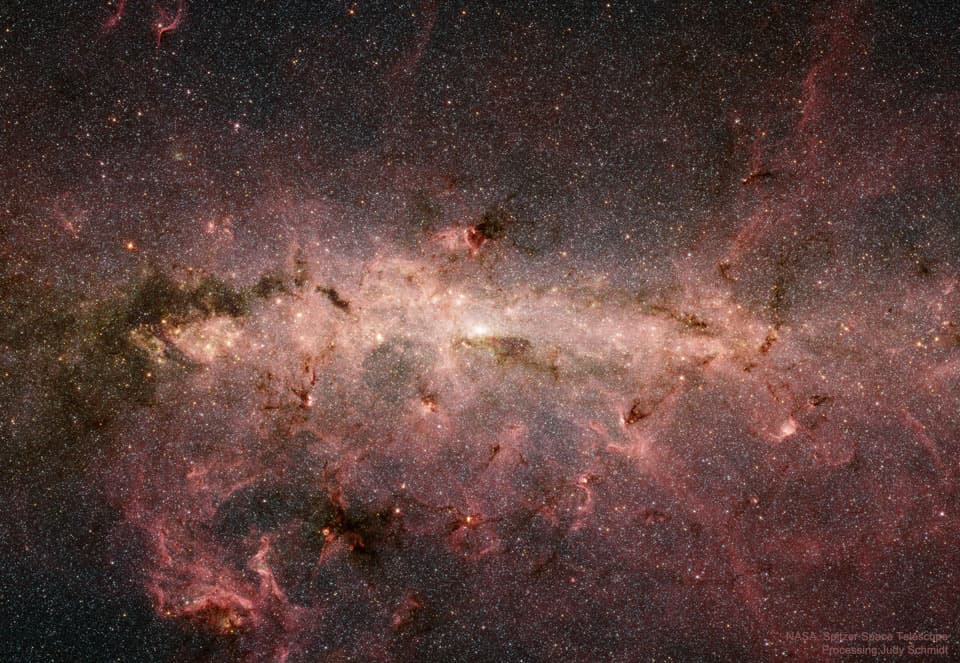 APOD: The Galactic Center in Infrared - April 19, 2021
