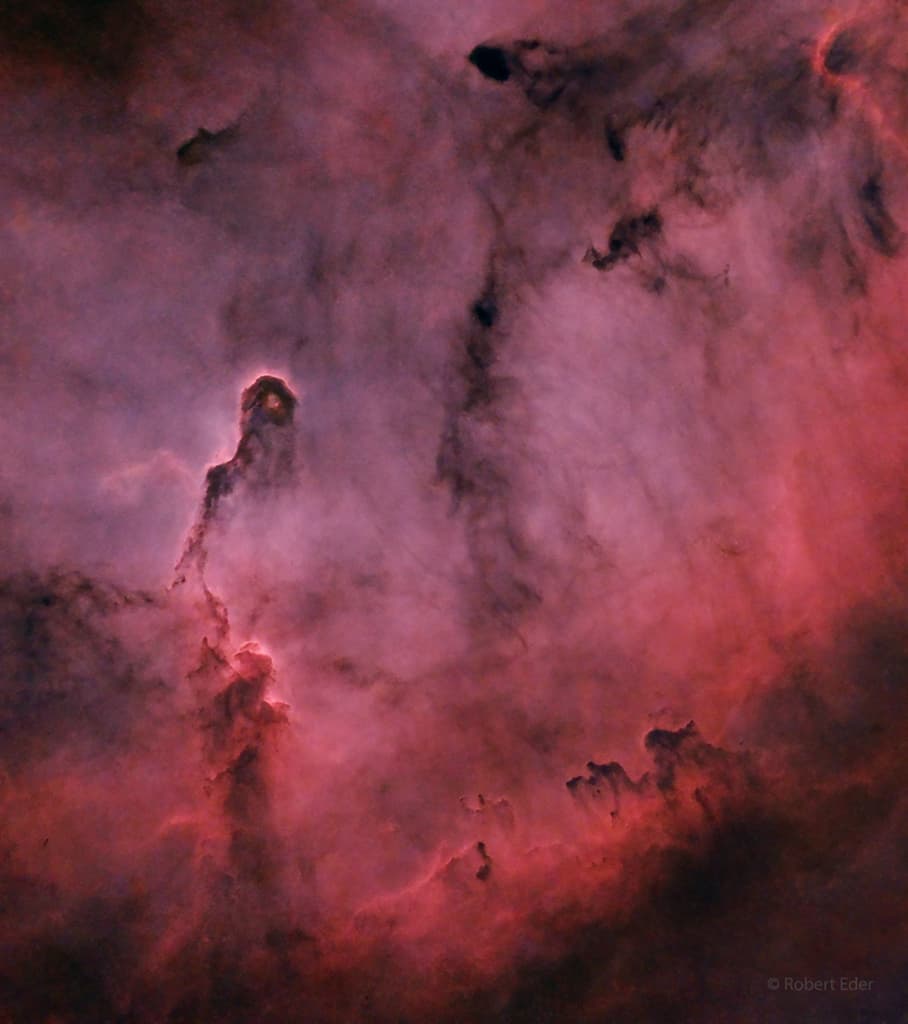 APOD: Elephant's Trunk and Caravan - August 27, 2021