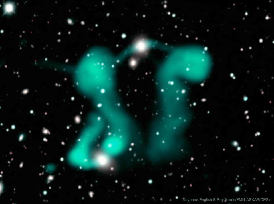 APOD: Dancing Ghosts: Curved Jets from Active Galaxies - September 1, 2021