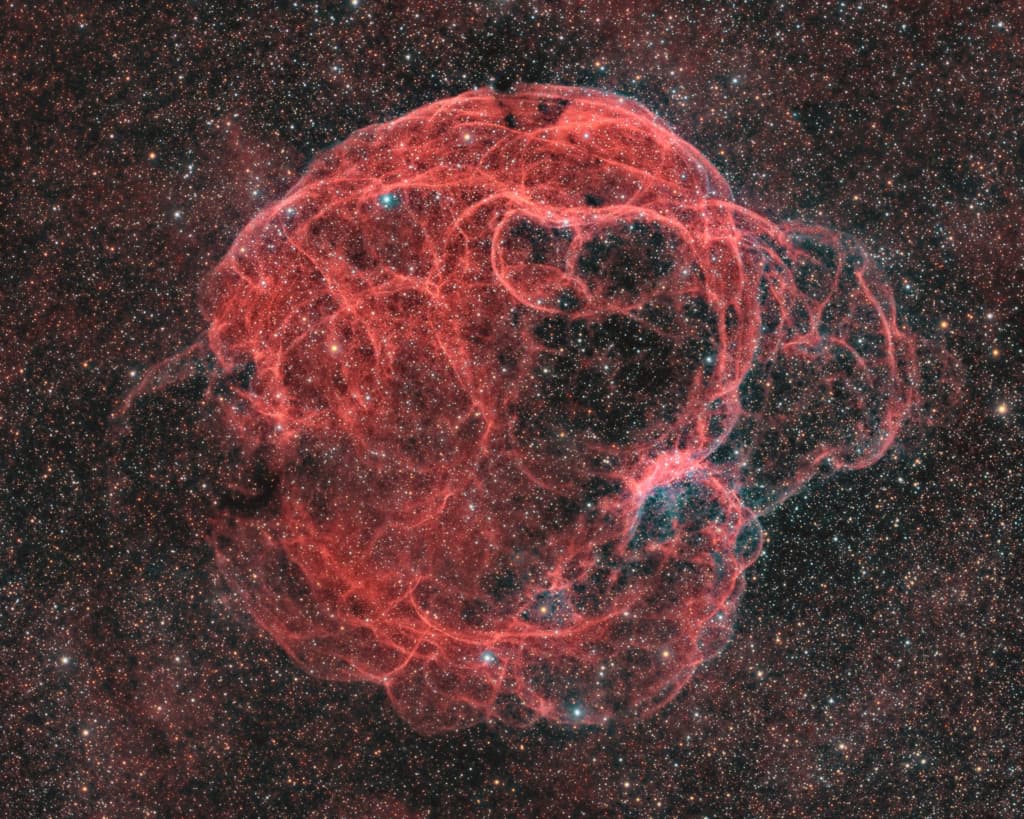 NASA APOD January 13, 2022: Supernova Remnant Simeis 147