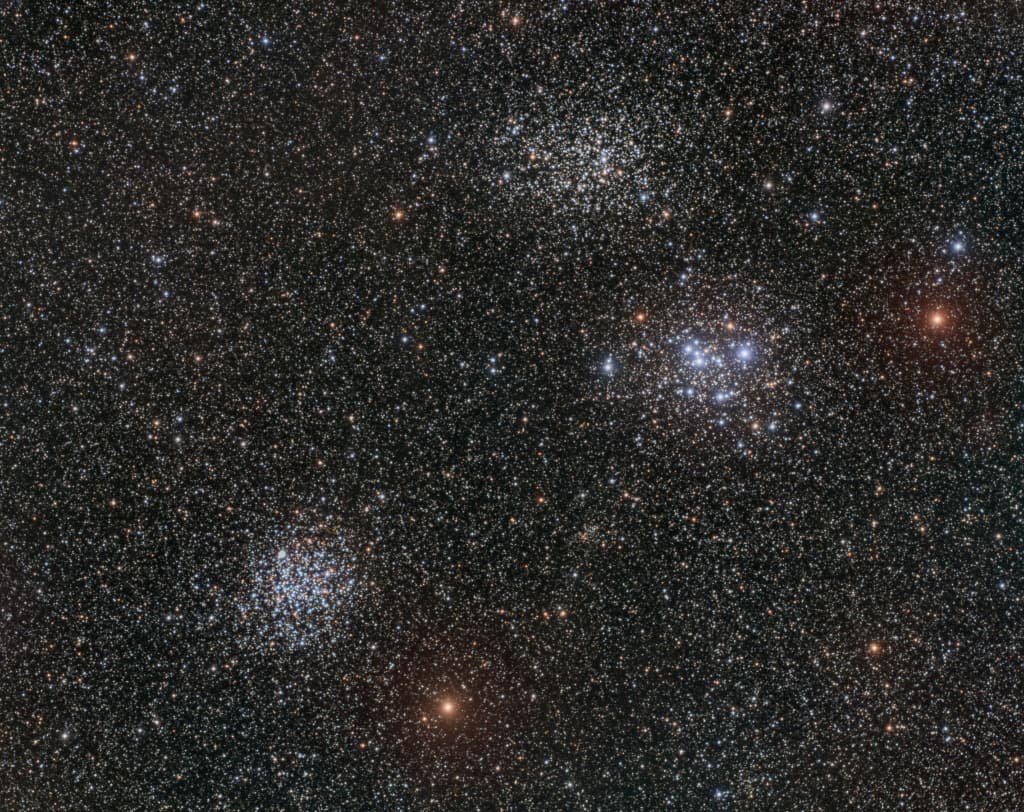 APOD: Three Clusters in Puppis - February 18, 2022