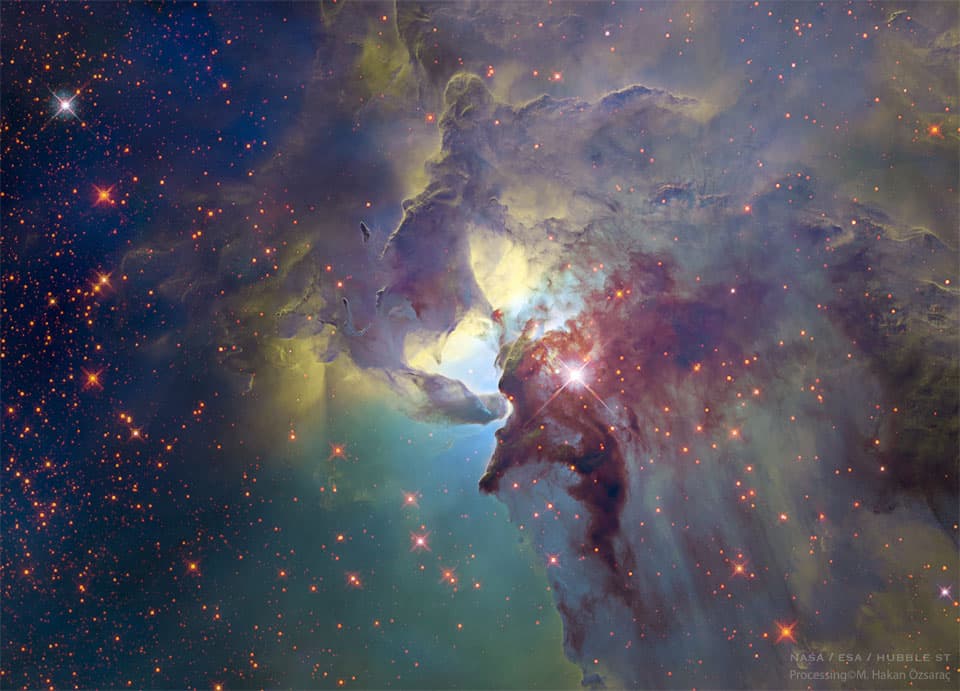 APOD: The Lively Center of the Lagoon Nebula - May 25, 2022