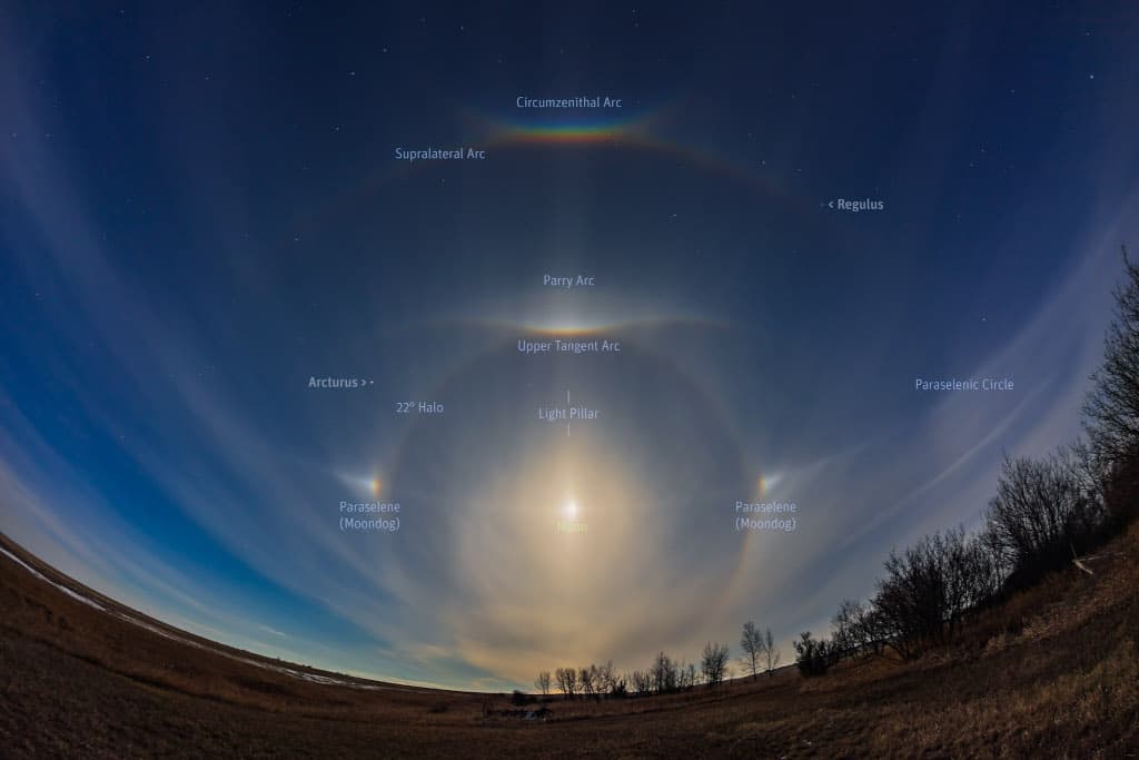 APOD: Ice Halos by Moonlight - May 14, 2022