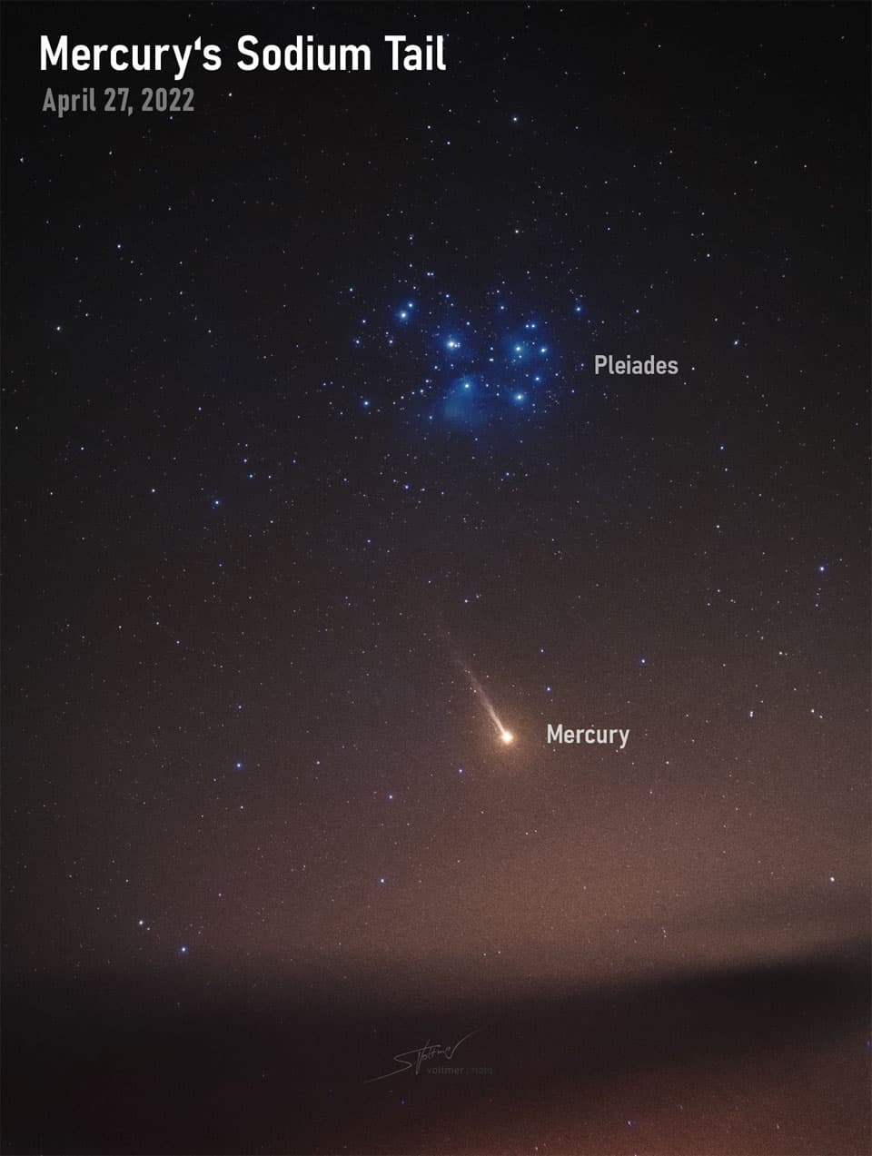 APOD: Mercury's Sodium Tail - May 3, 2022