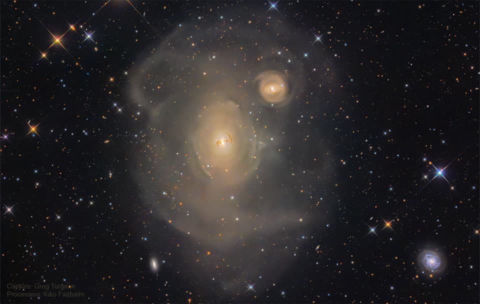 APOD: NGC 1316: After Galaxies Collide - May 17, 2022