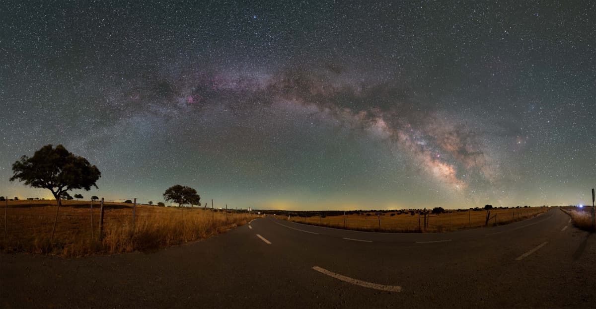 APOD: The Road and the Milky Way - June 11, 2022