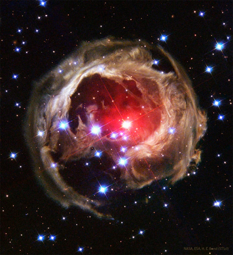 APOD: Light Echoes from V838 Mon - June 26, 2022