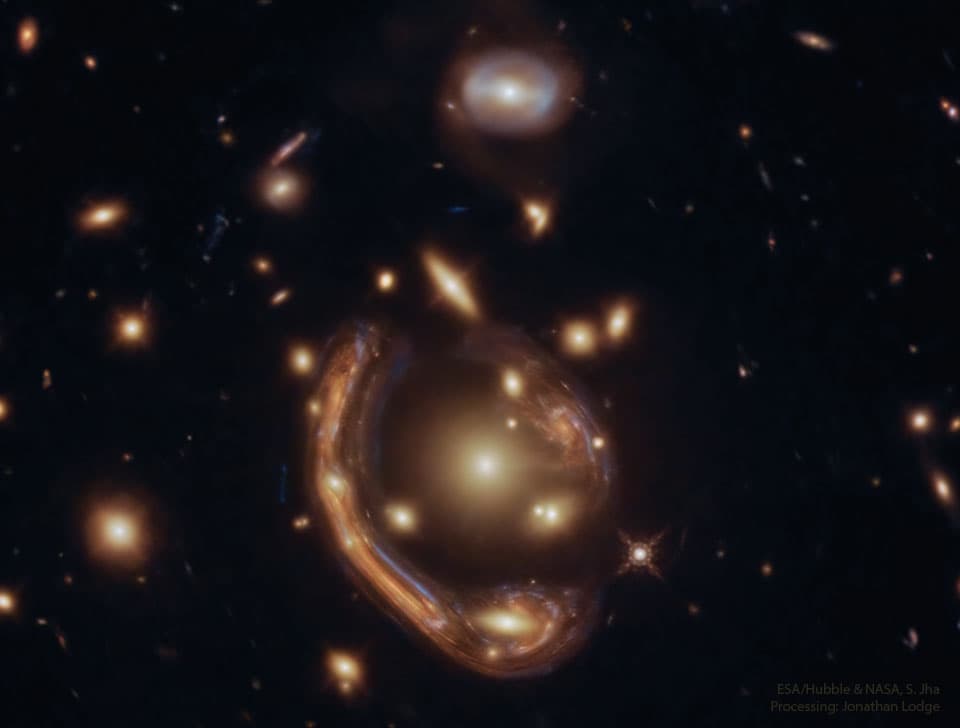 APOD: A Molten Galaxy Einstein Ring - July 5, 2022