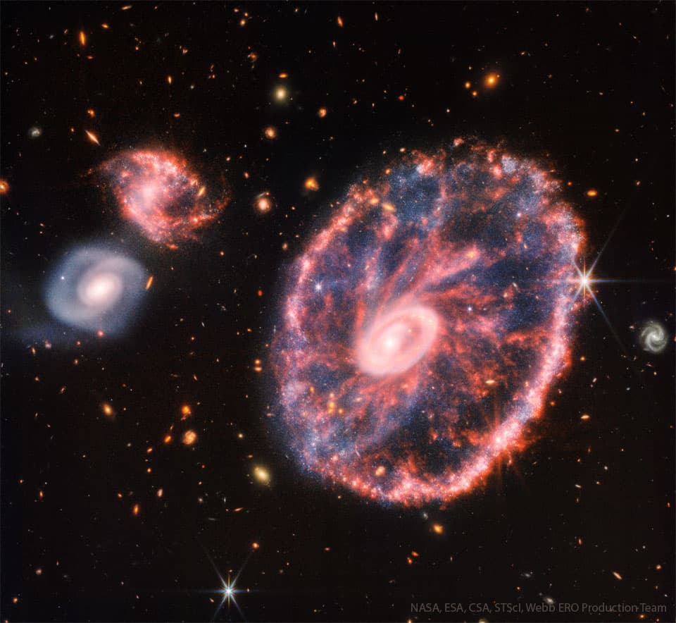 APOD: The Cartwheel Galaxy from Webb - August 24, 2022