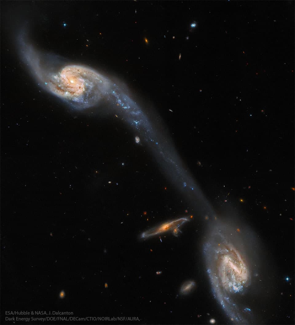 APOD: Galaxies: Wild's Triplet from Hubble - November 8, 2022