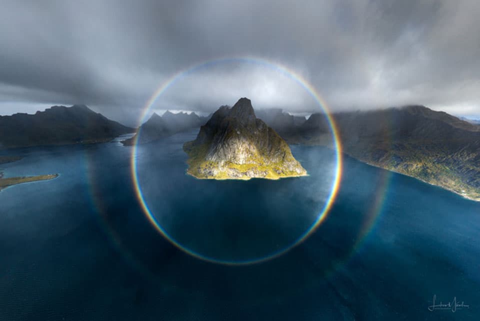 APOD: A Full Circle Rainbow over Norway - December 27, 2022