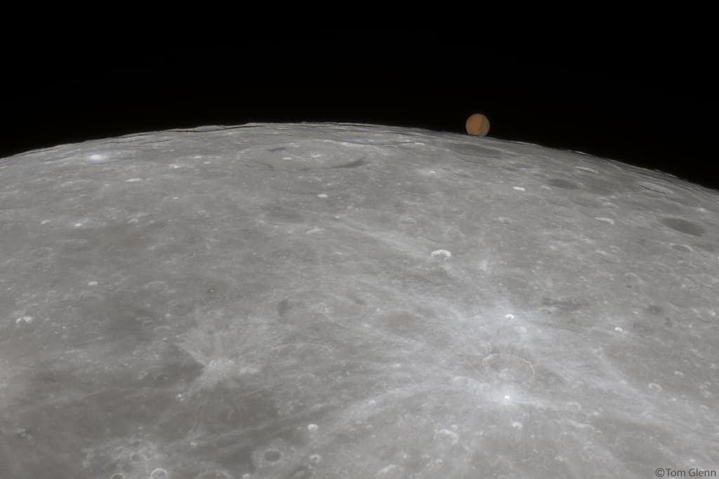 APOD: Mars Rises above the Lunar Limb - December 9, 2022