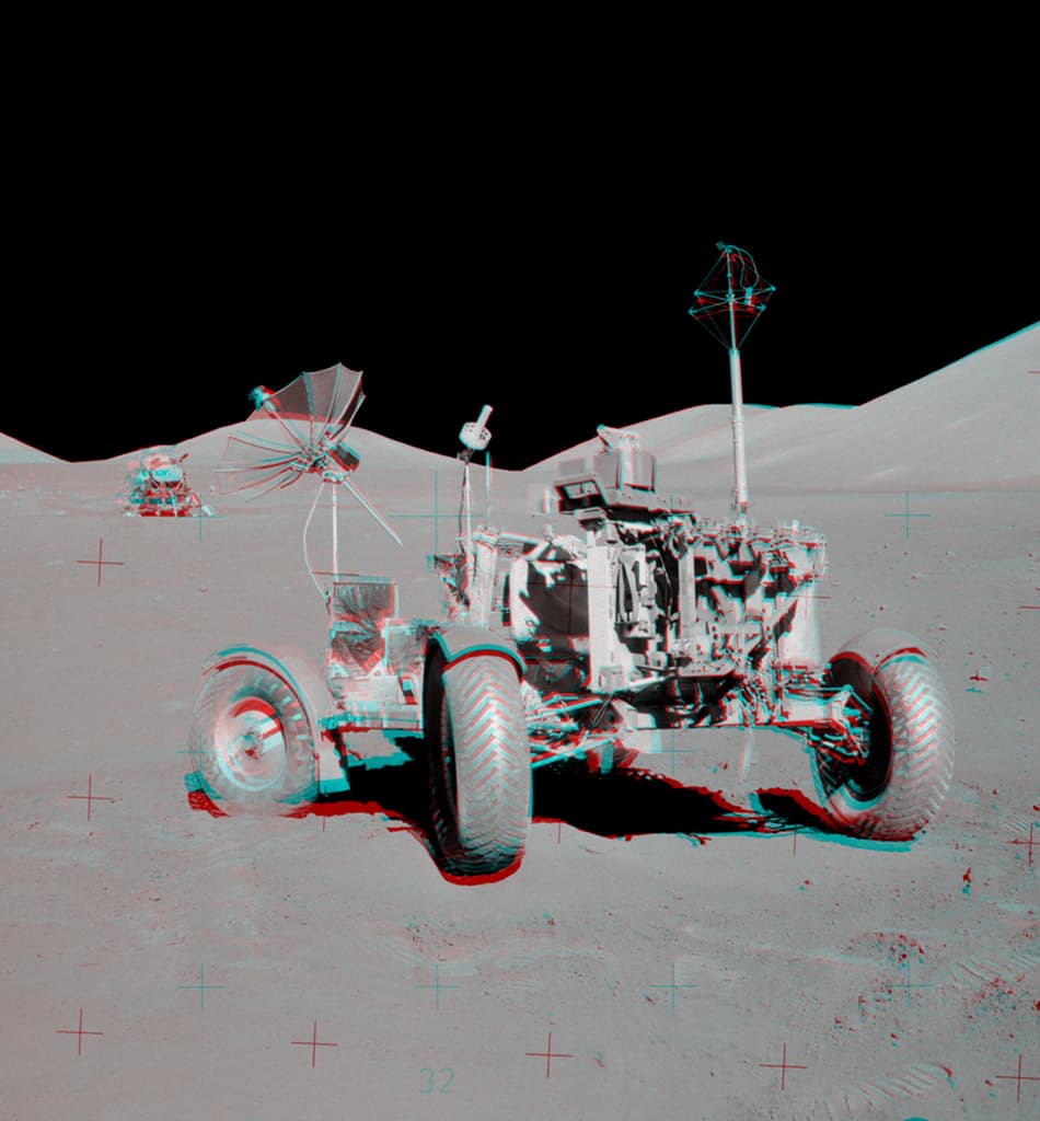 APOD: Apollo 17 VIP Site Anaglyph - December 17, 2022