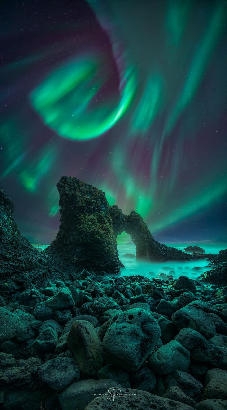 APOD: Spiral Aurora over Iceland - January 11, 2023