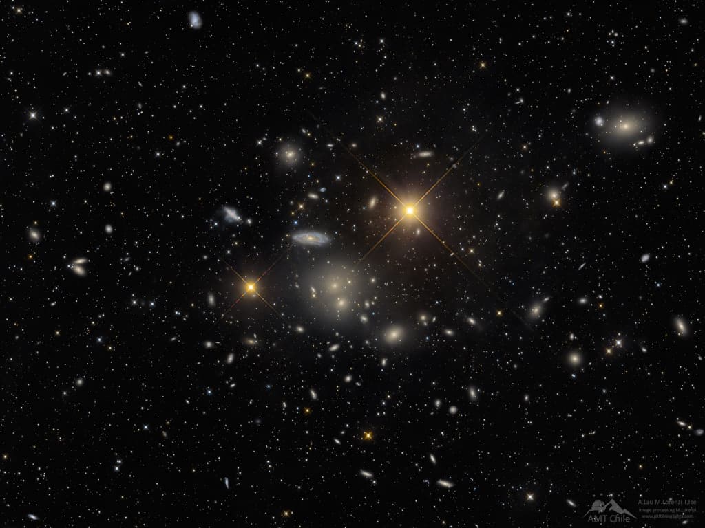 APOD: The Hydra Cluster of Galaxies - February 16, 2023