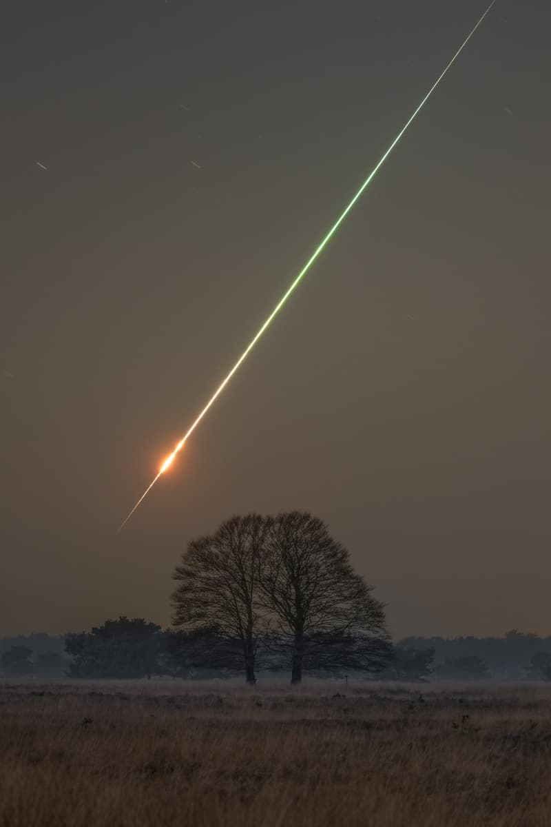 APOD: 2023 CX1 Meteor Flash - February 17, 2023