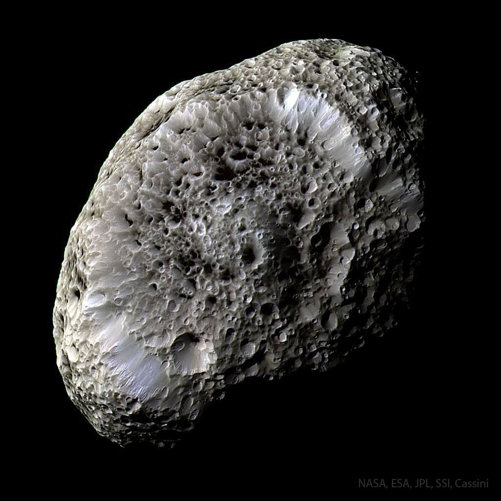 APOD: Saturn's Hyperion: A Moon with Odd Craters - March 12, 2023