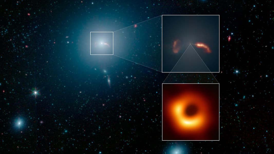 APOD: The Galaxy, the Jet, and a Famous Black Hole - May 4, 2023