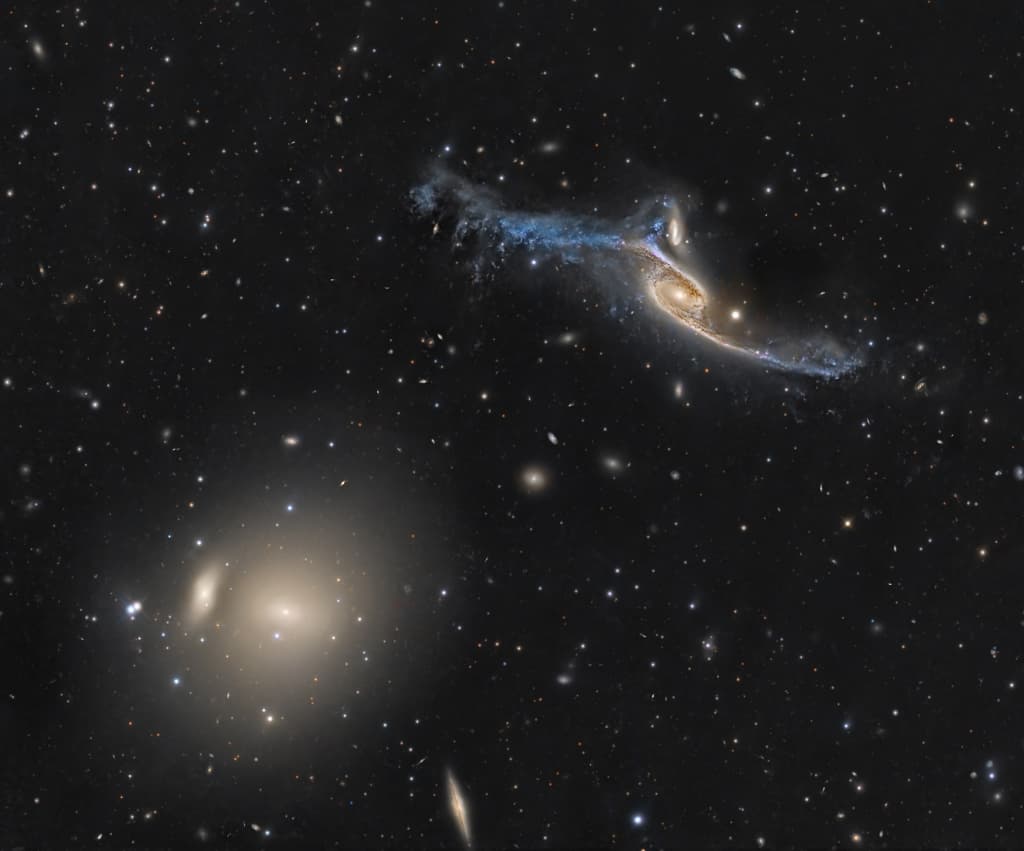 APOD: Giant Galaxies in Pavo - June 23, 2023