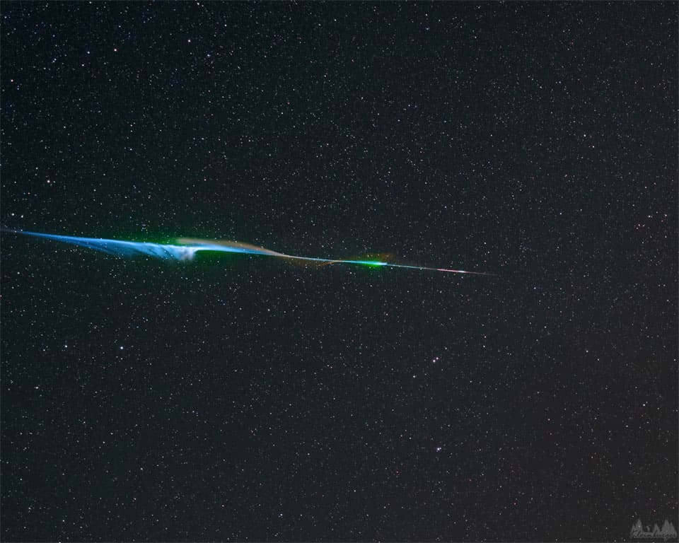 APOD: Chemicals Glow as a Meteor Disintegrates - July 24, 2023