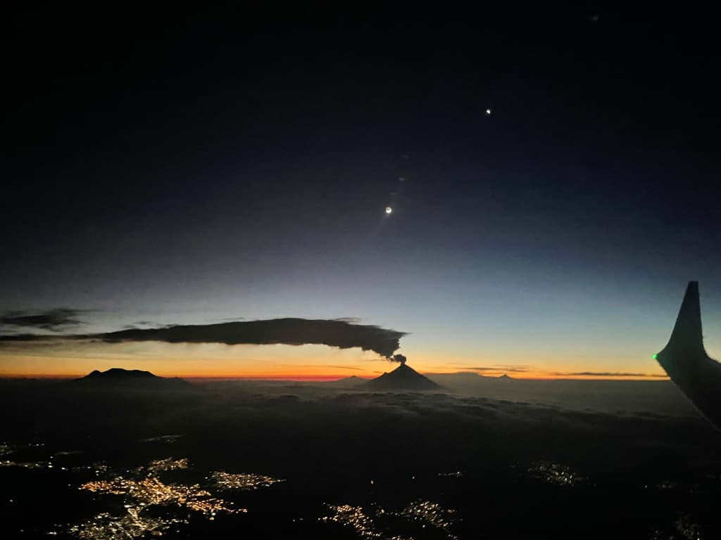 APOD: Venus, Moon, and the Smoking Mountain - September 15, 2023
