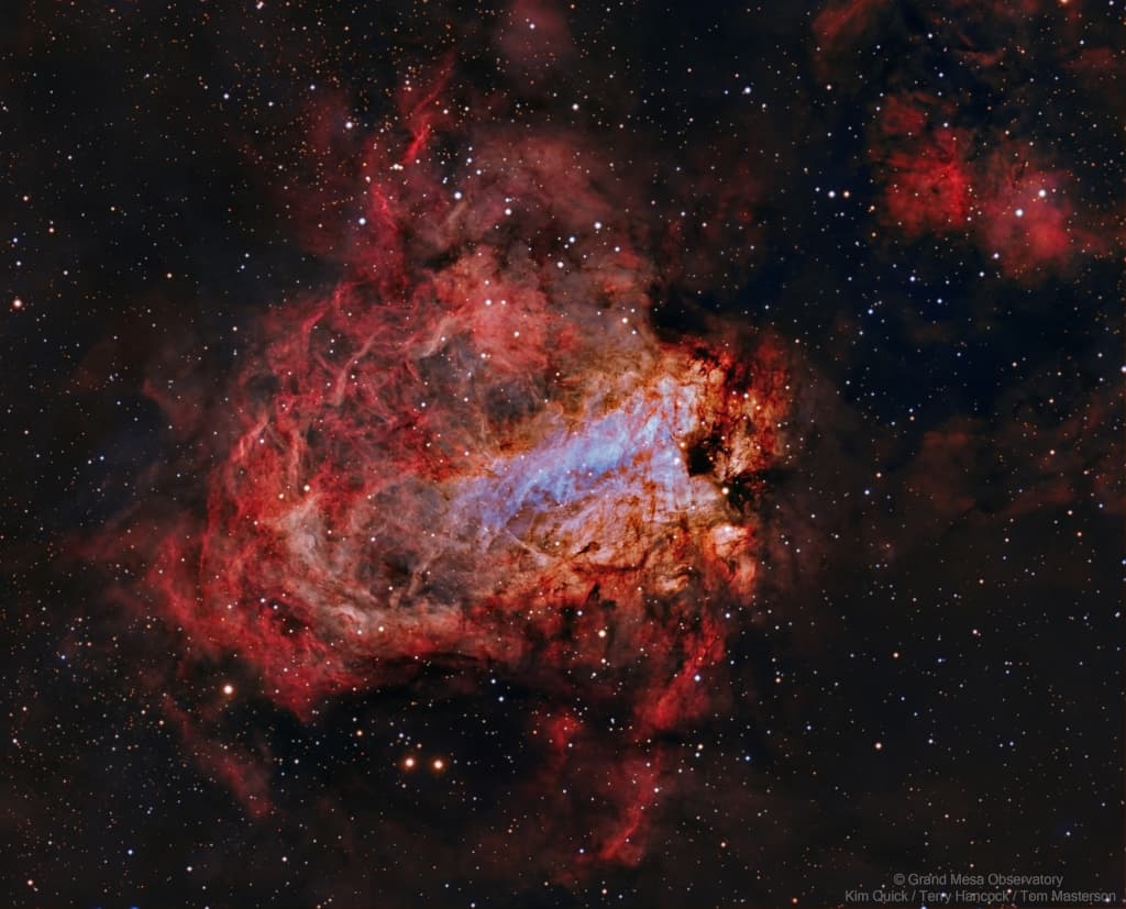 APOD: Star Factory Messier 17 - September 8, 2023