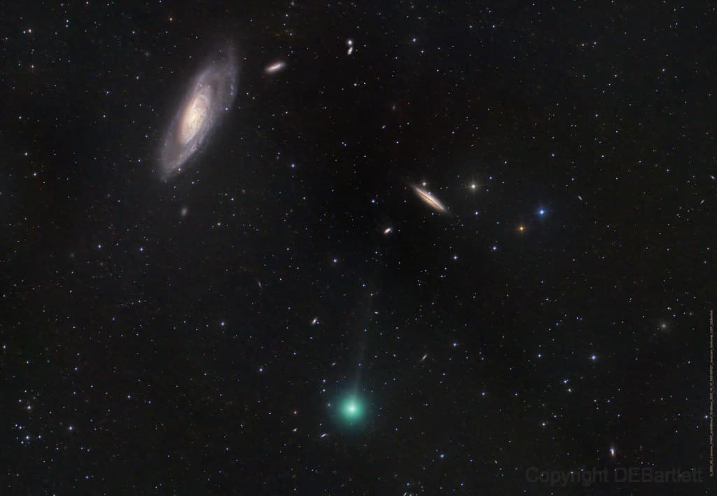 APOD: Galaxies and a Comet - October 20, 2023