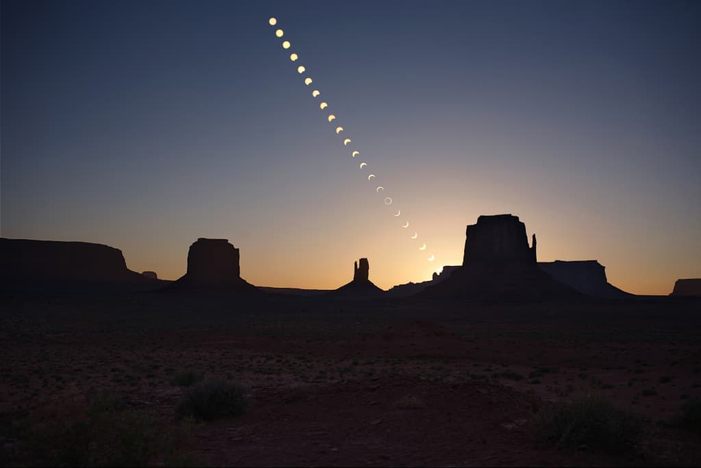 APOD: Ring of Fire over Monument Valley - October 5, 2023