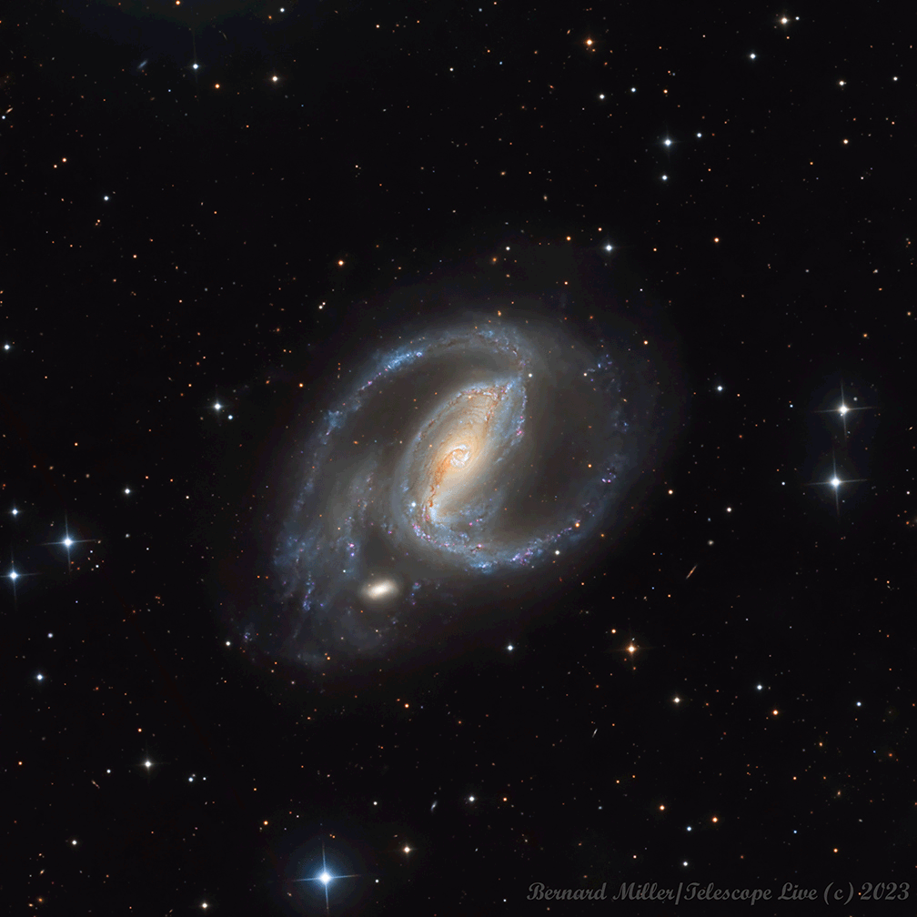 APOD: NGC 1097: Spiral Galaxy with Supernova - October 11, 2023