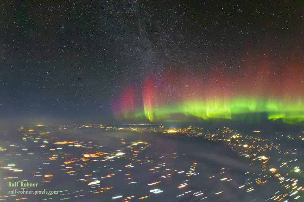 APOD: Northern Lights from the Stratosphere - January 18, 2024