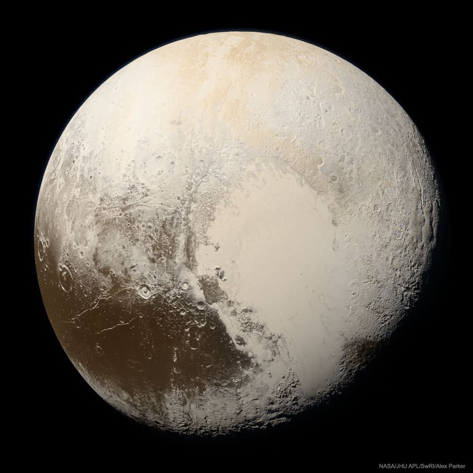 APOD: Pluto in True Color - January 28, 2024