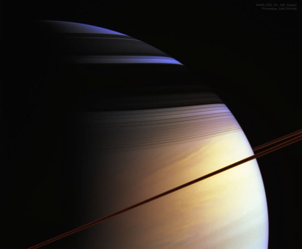 APOD: The Colors of Saturn from Cassini - June 23, 2024