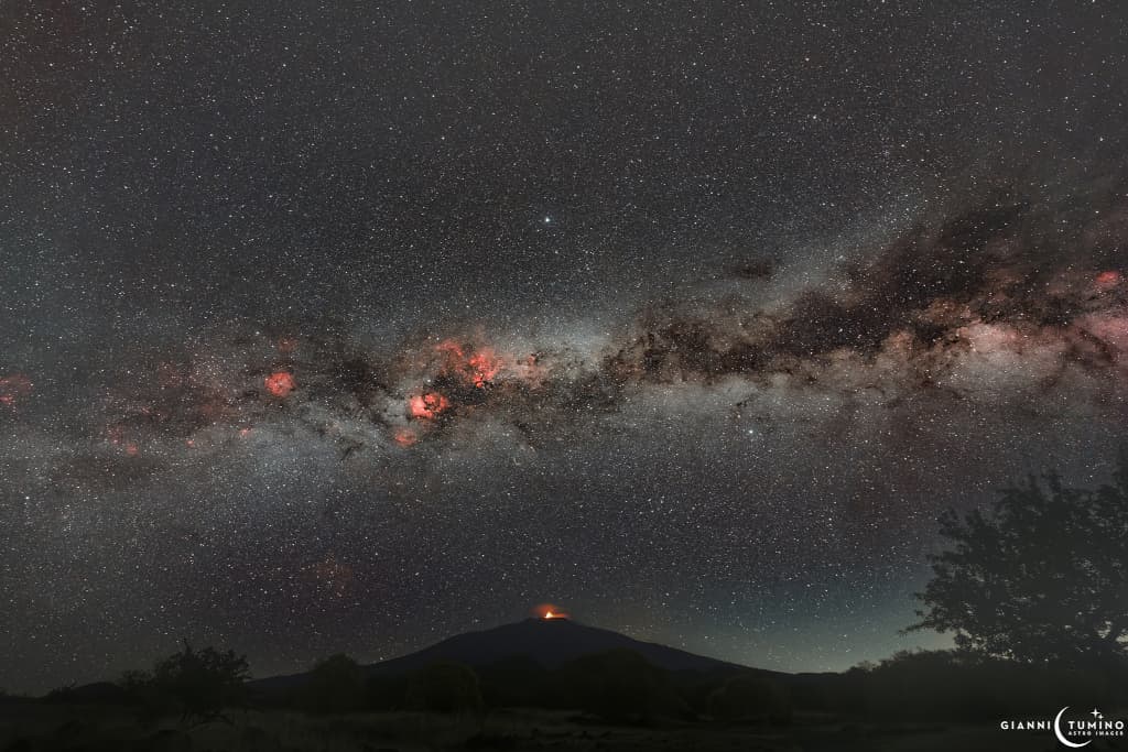 APOD: Mount Etna Milky Way - July 5, 2024