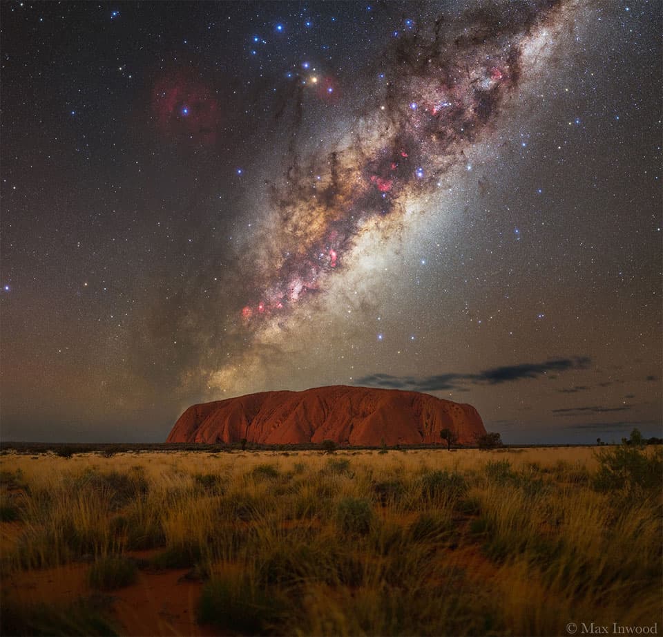 APOD: Milky Way over Uluru - July 29, 2024